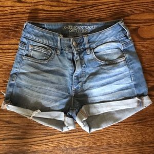 Denim shorts